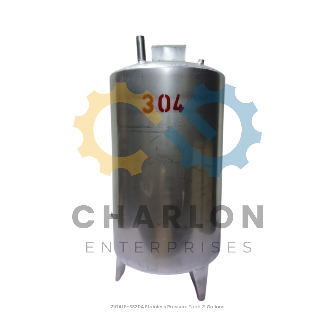 Stainless Pressure Tank - 12 / 21 / 42 / 82 / 120 Gallons