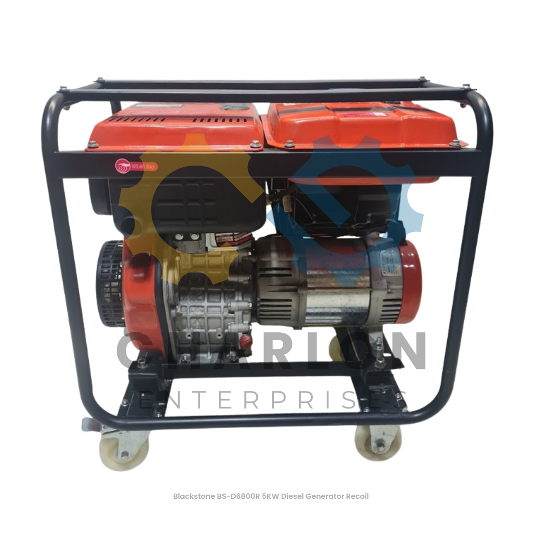 Blackstone 5kW Diesel Generator 4-Stroke - Dual / Manual Start