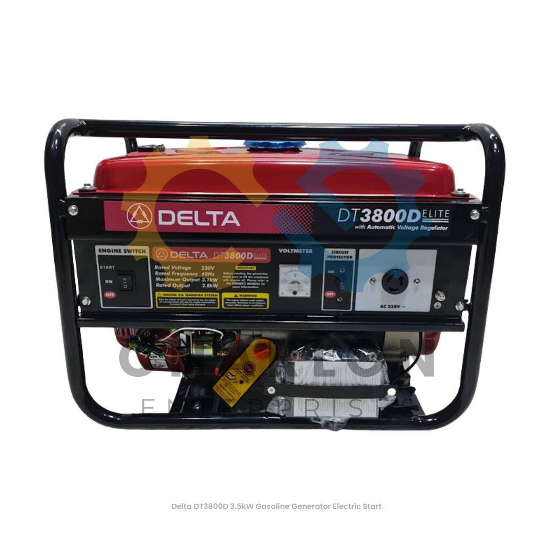 Delta 3.5kW Gasoline Generator - Manual / Dual Start