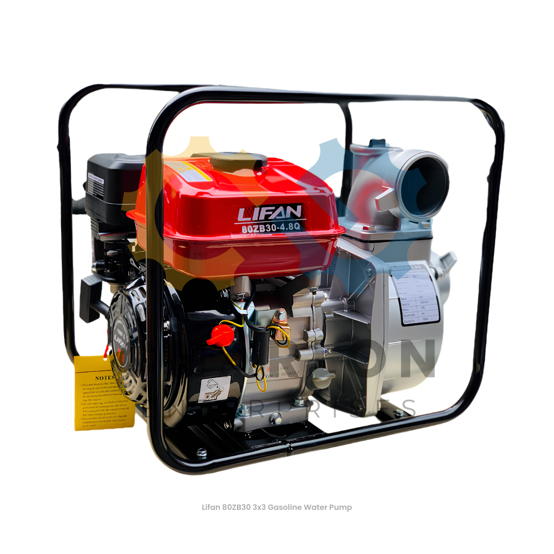 Lifan 4-Stroke Gasoline Water Pump - 1x1 / 2x2 / 3x3