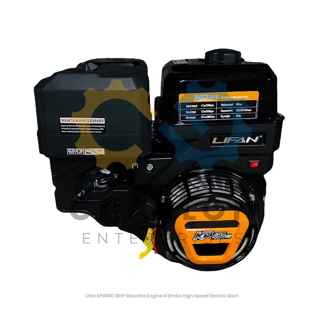 Lifan 18HP 4-Stroke Gasoline Engine High Speed - Manual / Electric Start