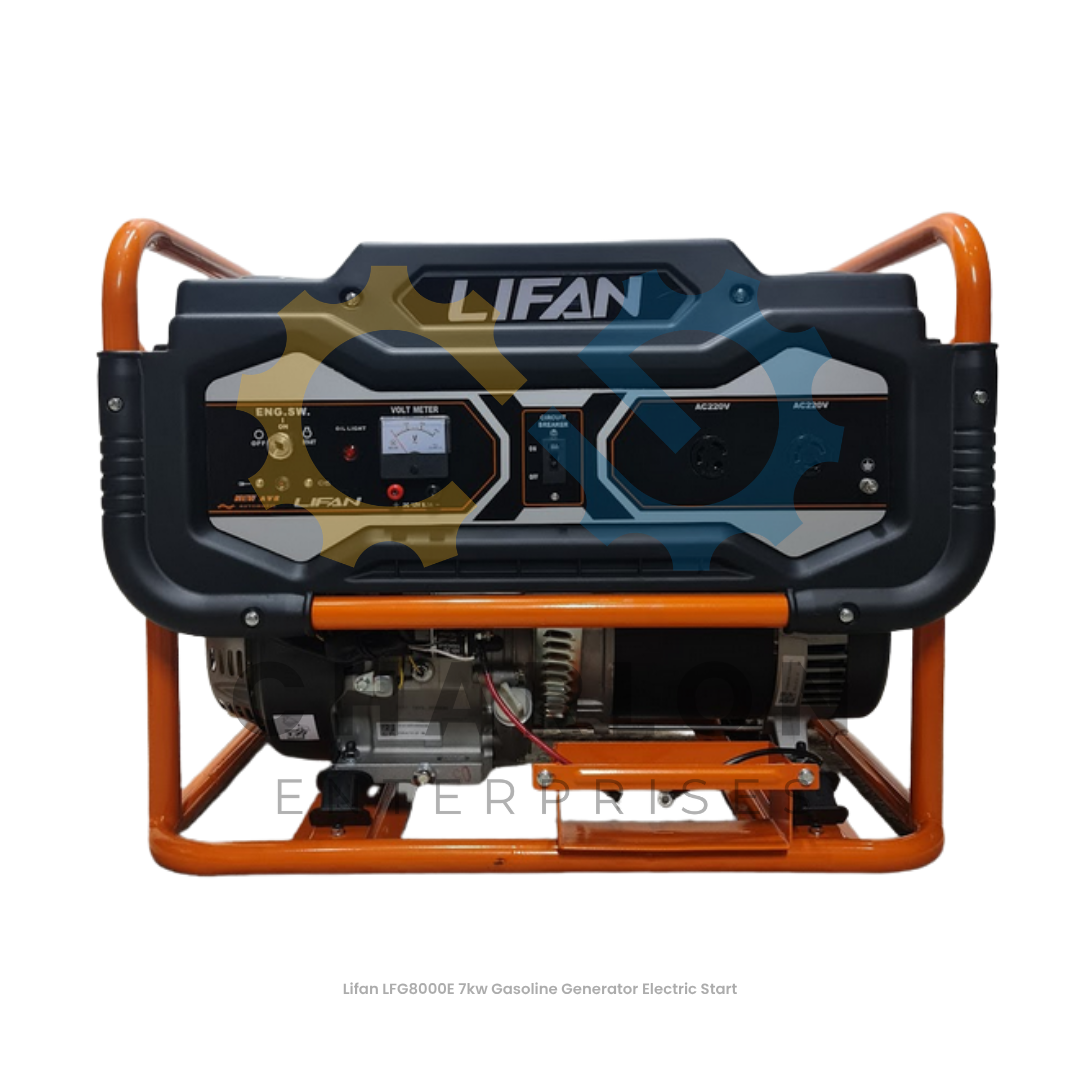 Lifan LFG8000E 7kW Electric Start Gasoline Generator