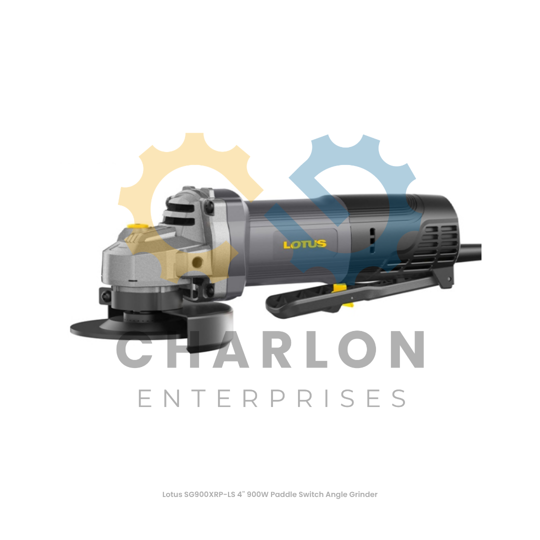 Lotus SG900XRP-LS 4'' 900W Paddle Switch Angle Grinder