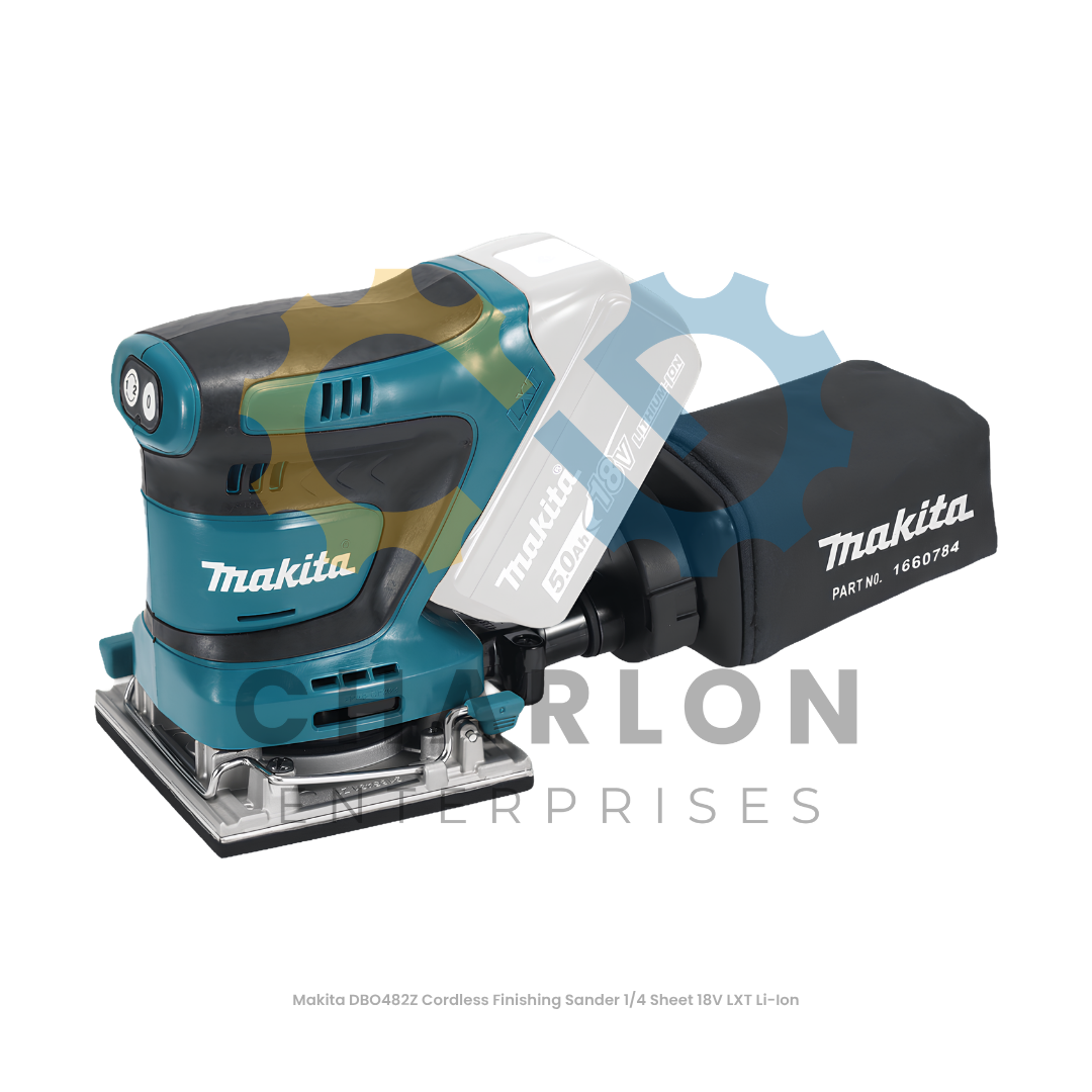 Makita DBO482Z Cordless Finishing Sander 1/4 Sheet 18V LXT Li-Ion