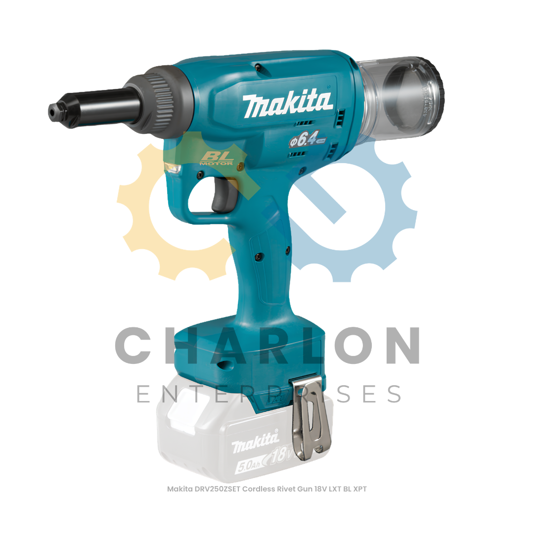 Makita DRV250ZSET Cordless Rivet Gun 18V LXT BL XPT