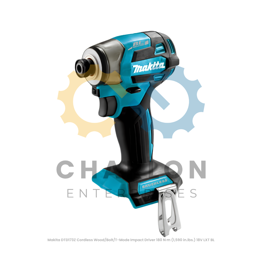 Makita DTD173Z Cordless Wood/Bolt/T-Mode Impact Driver 180 N·m (1,590 in.lbs.) 18V LXT BL