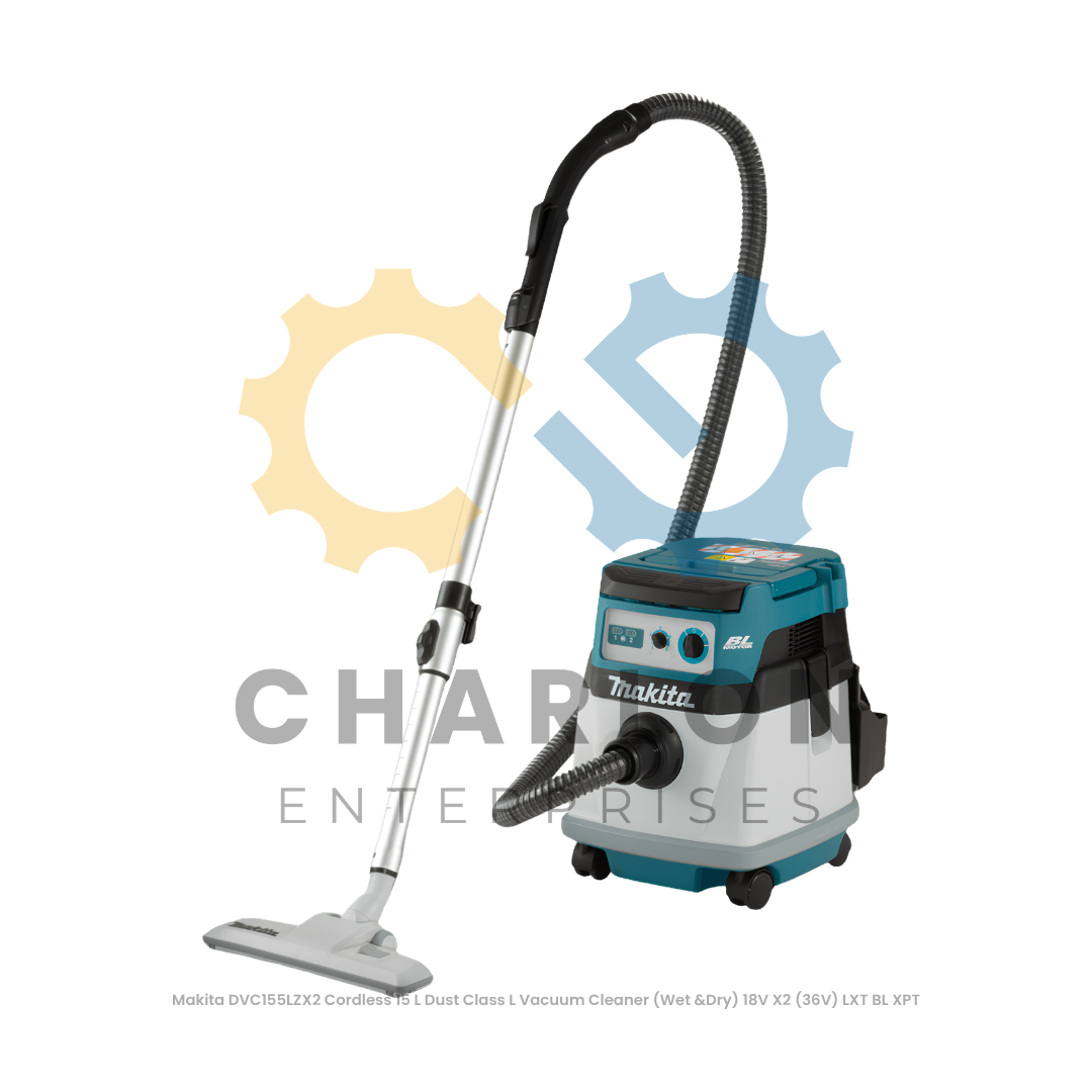 Makita DVC155LZX2 Cordless 15 L Dust Class L Vacuum Cleaner (Wet &Dry) 18V X2 (36V) LXT BL XPT