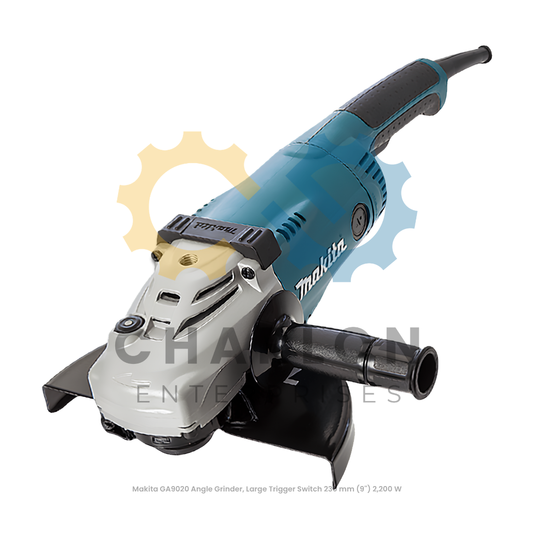 Makita GA9020 Angle Grinder, Large Trigger Switch 230 mm (9'') 2,200 W