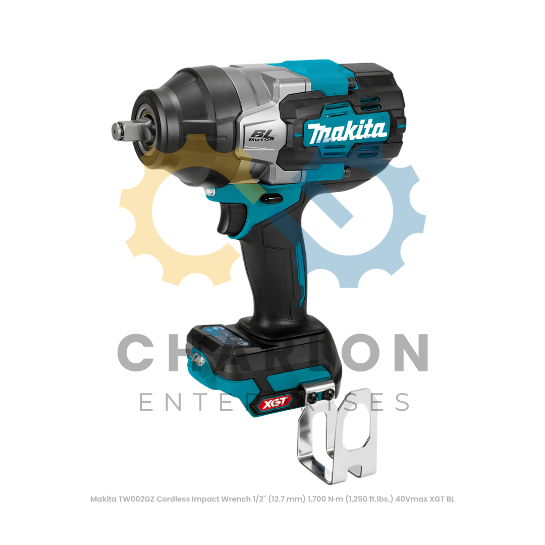 Makita TW002GZ Cordless Impact Wrench 1/2" (12.7 mm) 1,700 N·m (1,250 ft.lbs.) 40Vmax XGT BL