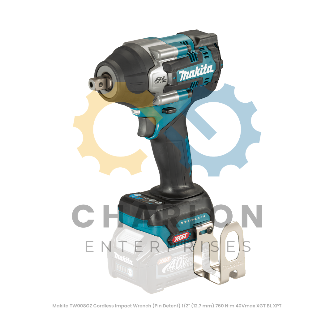 Makita TW008GZ Cordless Impact Wrench (Pin Detent) 1/2" (12.7 mm) 760 N·m 40Vmax XGT BL XPT