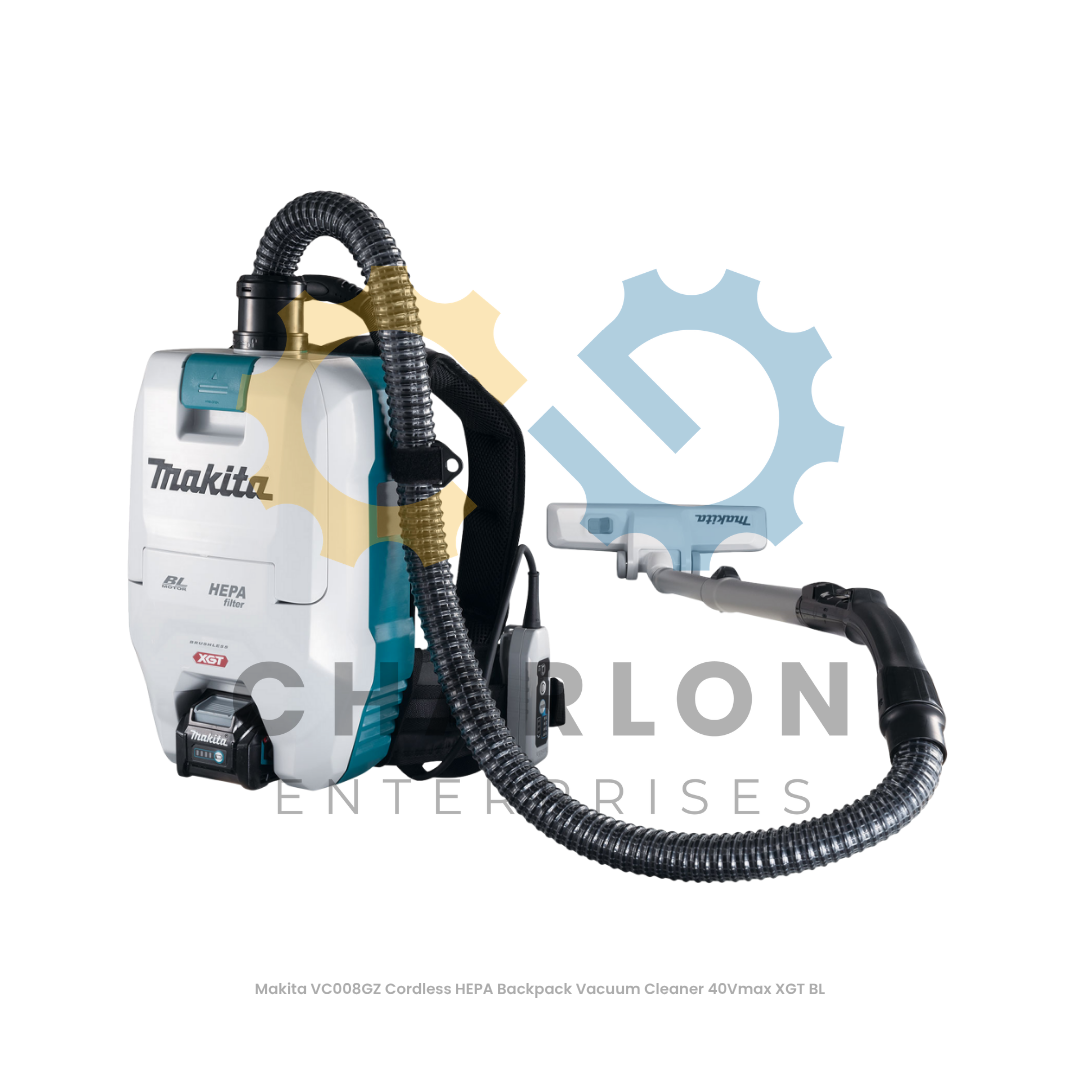 Makita VC008GZ Cordless HEPA Backpack Vacuum Cleaner 40Vmax XGT BL