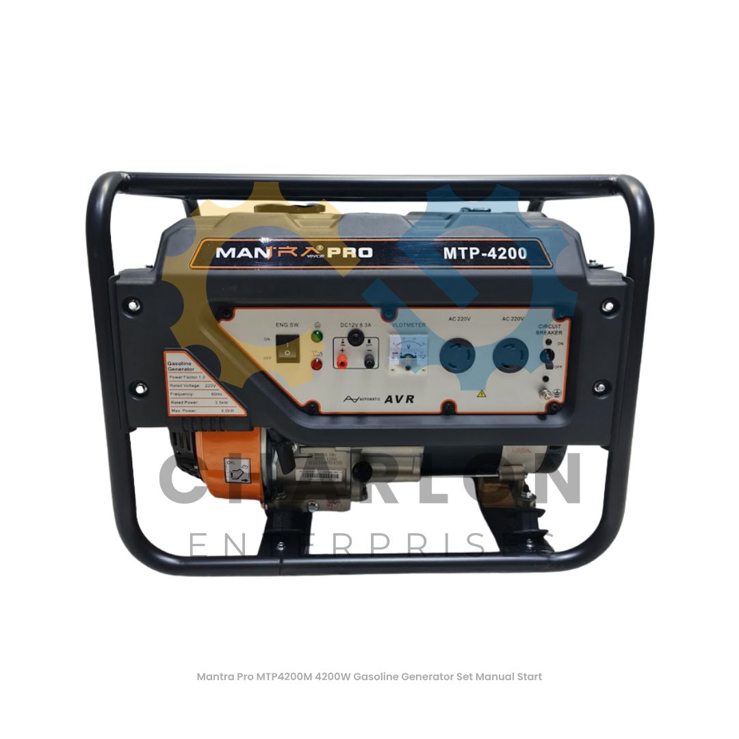Mantra Pro 4200W Gasoline Generator Set - Electric Start / Manual Start