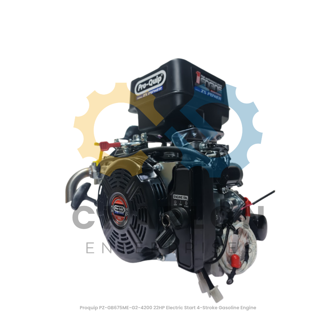 Proquip PZ-GB675M-G2-4200 22HP 4-Stroke Gasoline Engine - Manual / Electric Start