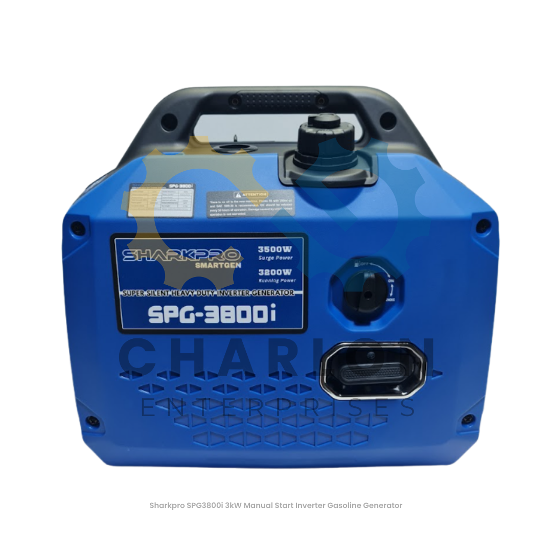 Sharkpro Inverter 4-Stroke Gasoline Generator Manual Start - SPG1800i / SPG3800i