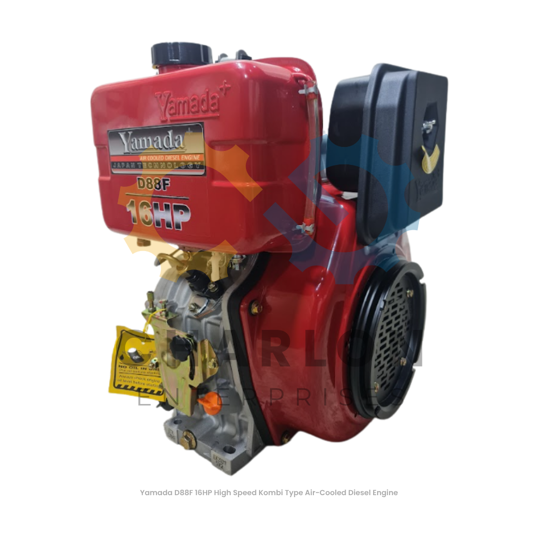 Yamada D88F 16HP High Speed Kombi Type Air-Cooled Diesel Engine