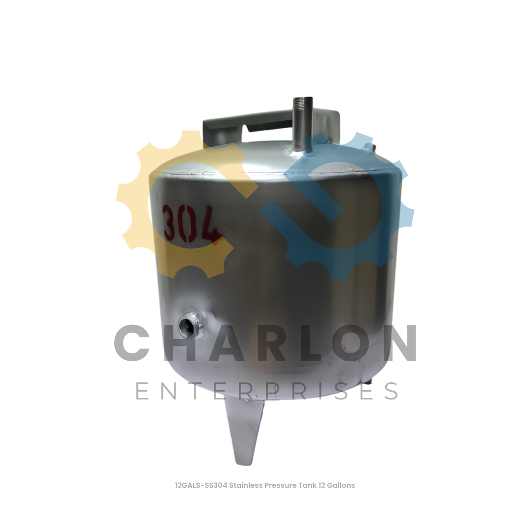 Stainless Pressure Tank - 12 / 21 / 42 / 82 / 120 Gallons