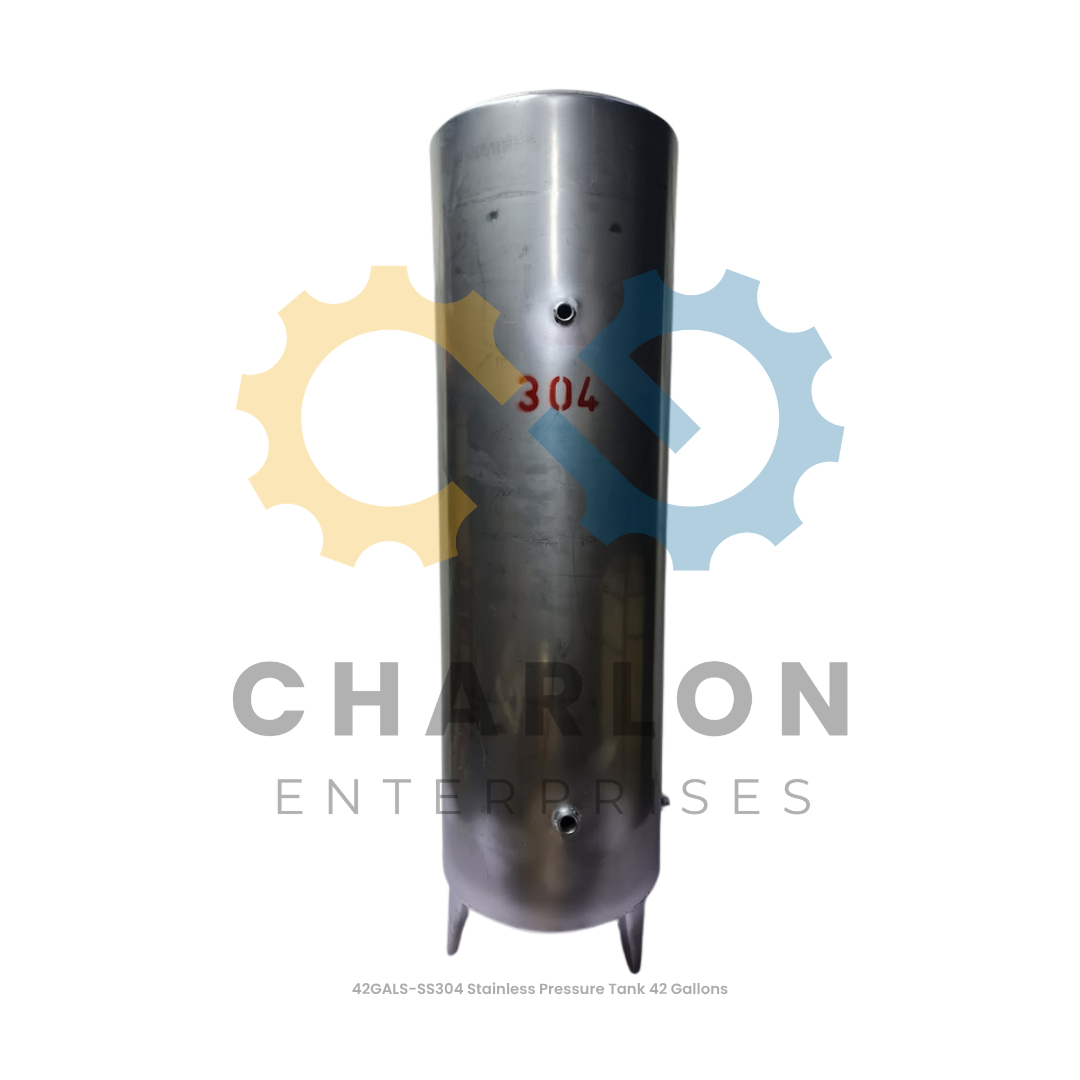 Stainless Pressure Tank - 12 / 21 / 42 / 82 / 120 Gallons