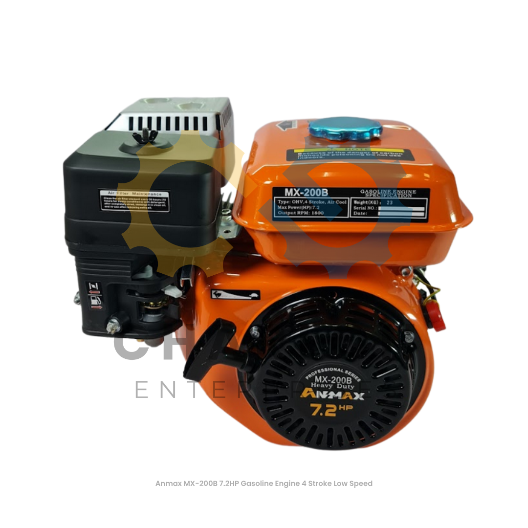 Anmax Gasoline Engine 4-Stroke - High / Low Speed