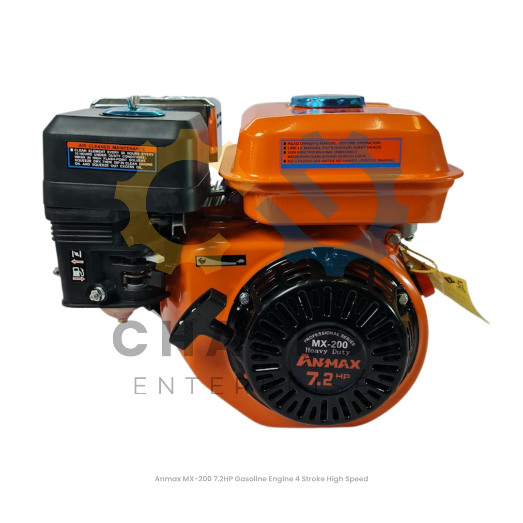 Anmax Gasoline Engine 4-Stroke - High / Low Speed