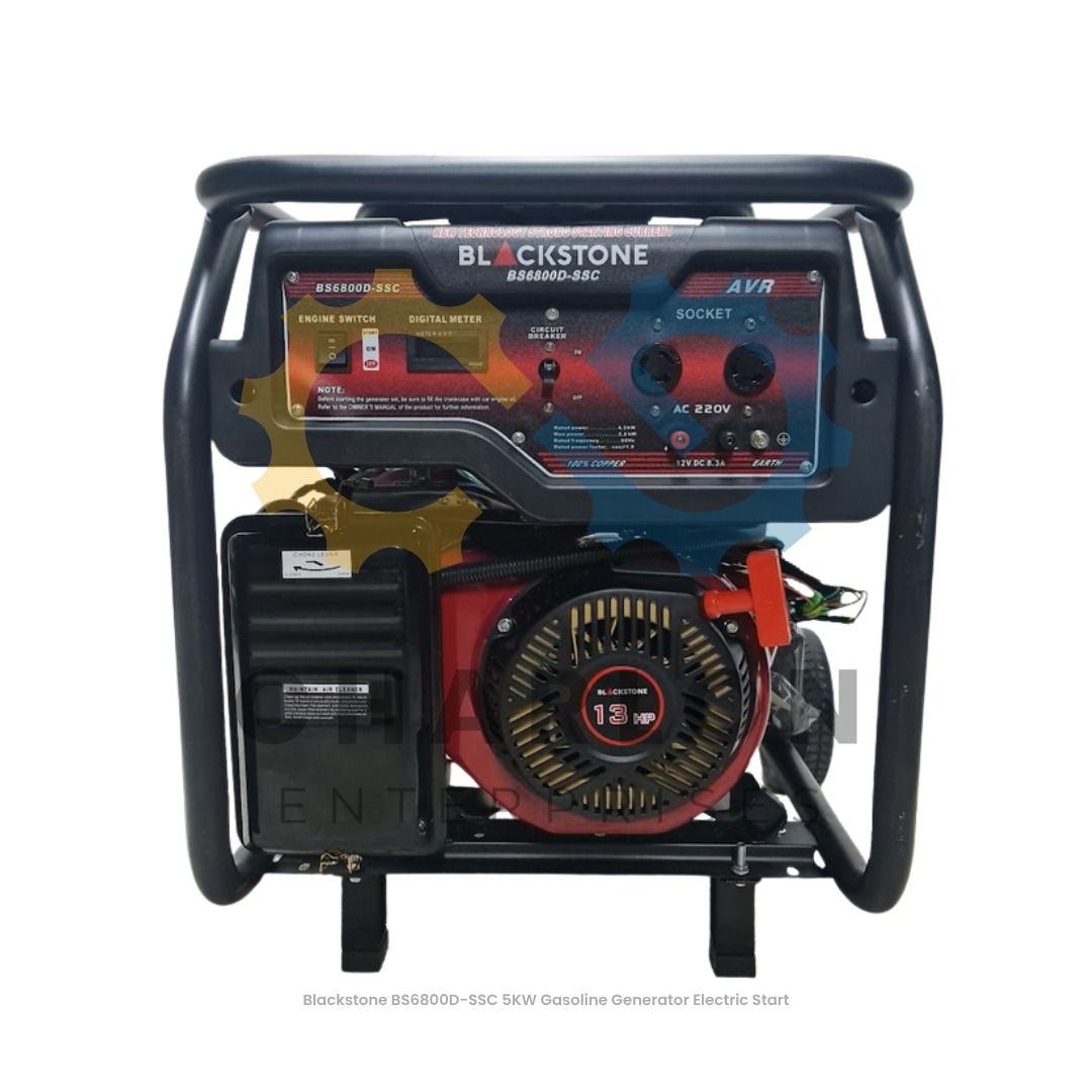 Blackstone 5.5kW Gasoline Generator - Manual / Standard Dual / Wheels Dual Start