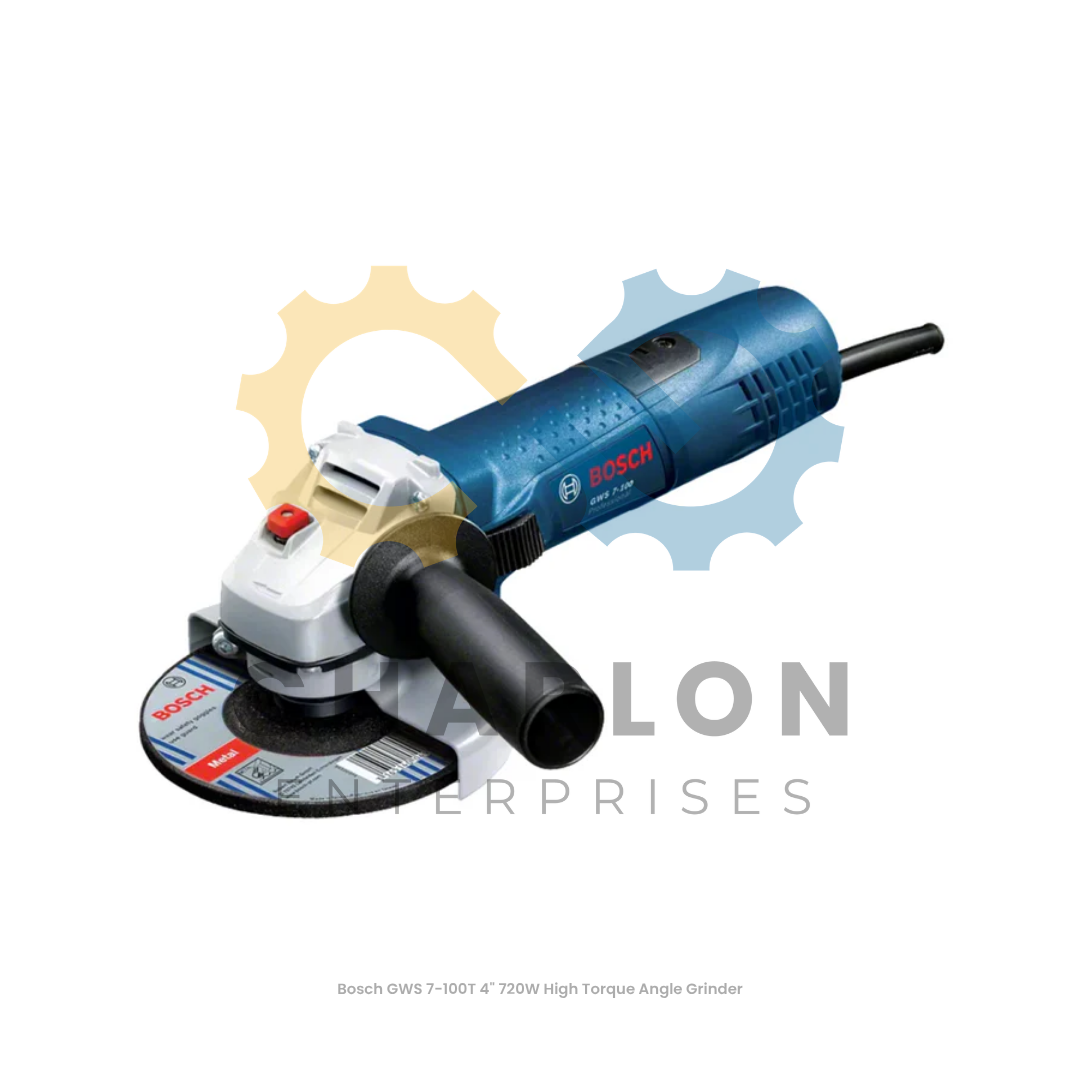 Bosch GWS 7-100T 4" 720W High Torque Angle Grinder