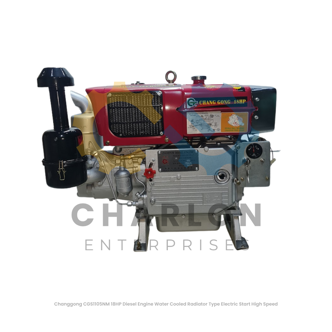Changgong CGS1105NM 18HP Electric Start High Speed Water-Cooled Radiator Type Diesel Engine
