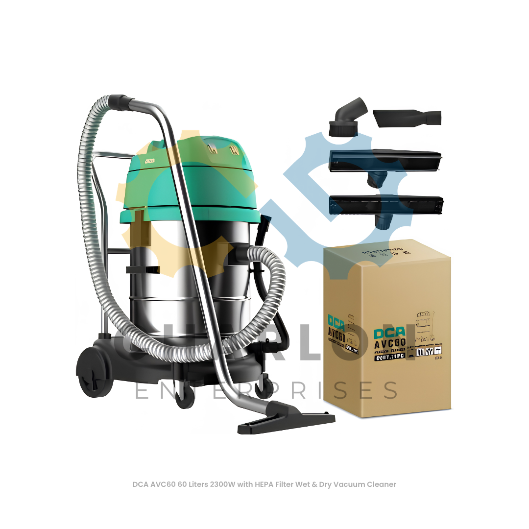 DCA AVC60 60 Liters 2300W with HEPA Filter Wet & Dry Vacuum Cleaner