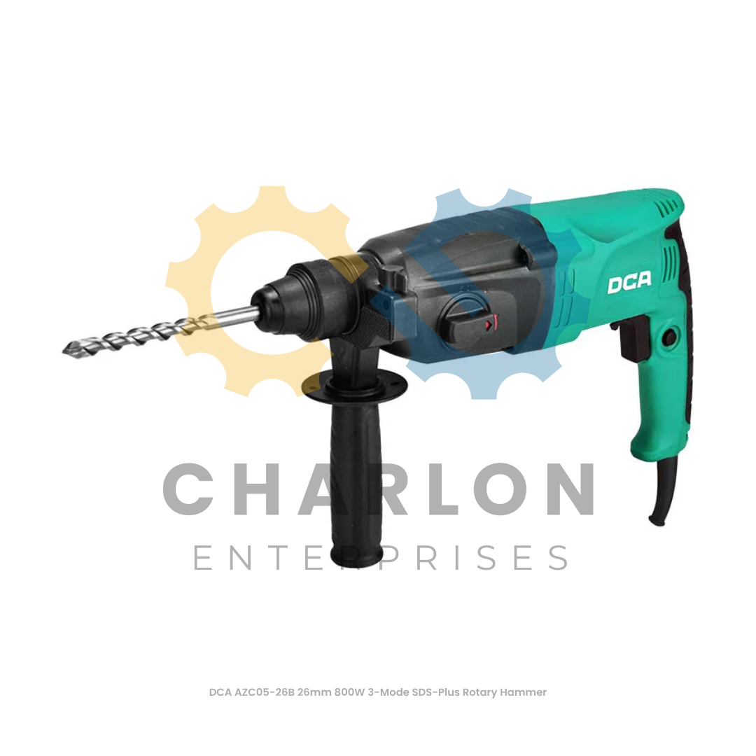 DCA AZC05-26B 26mm 800W 3-Mode SDS-Plus Rotary Hammer