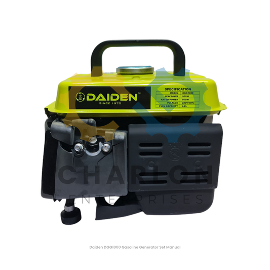 Daiden DGG1000 Manual Gasoline Generator Set
