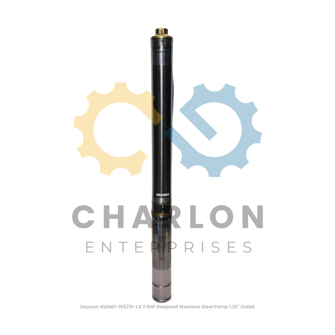 Dayuan Deepwell Stainless Steel Pump 1.25" Outlet - 1HP / 2HP / 2.5HP / 3HP