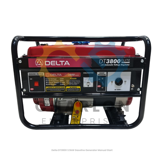 Delta 3.5kW Gasoline Generator - Manual / Dual Start