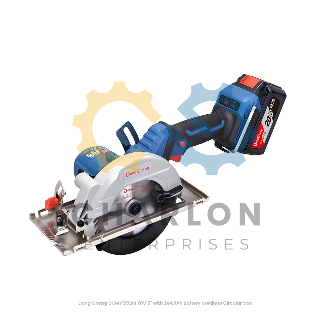 Dong Cheng DCMY125BM 20V 5" with 2x4.0Ah Battery Cordless Circular Saw