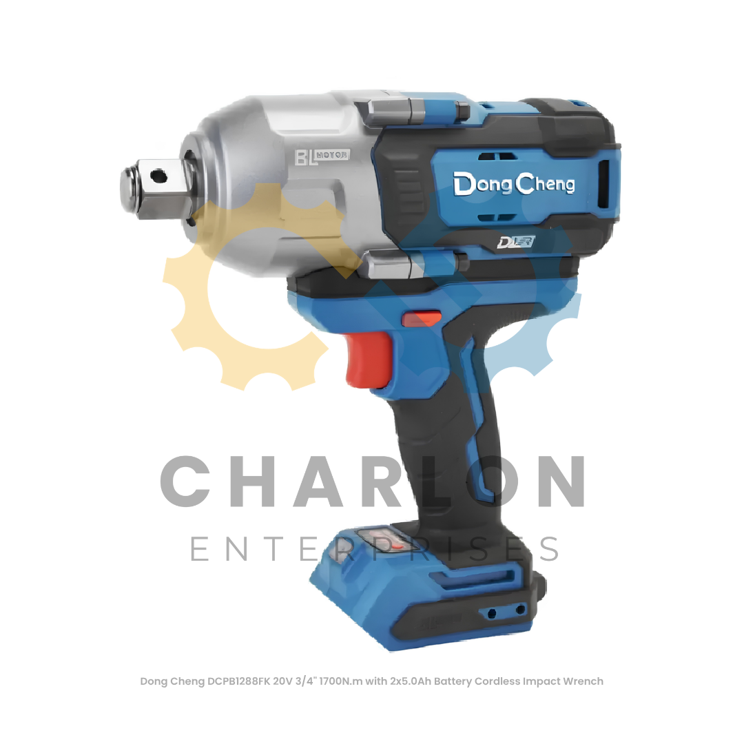 Dong Cheng DCPB1288FK 20V 3/4" 1700N.m with 2x5.0Ah Battery Cordless Impact Wrench