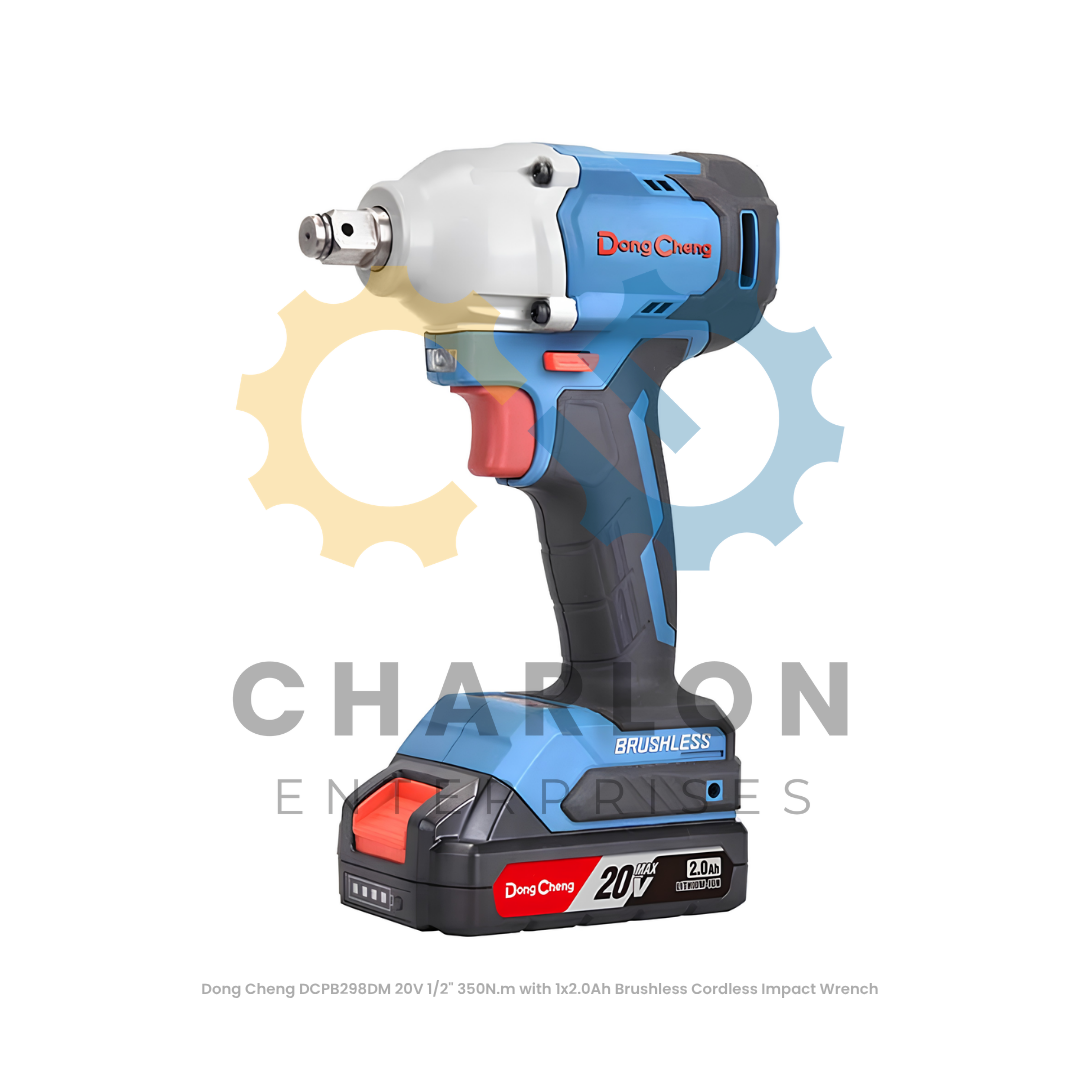 Dong Cheng DCPB298DM 20V 1/2" 350N.m with 1x2.0Ah Brushless Cordless Impact Wrench