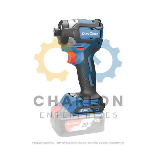 Dong Cheng DCPL03-14EM 20V 14mm with 2x4.0Ah Brushless Cordless Impact Driver