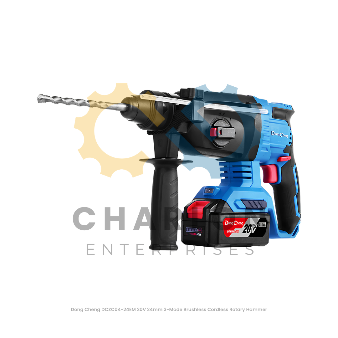 Dong Cheng DCZC04-24EM 20V 24mm 3-Mode Brushless Cordless Rotary Hammer