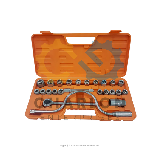 Eagle 1/2" 8 to 22 Socket Wrench Set