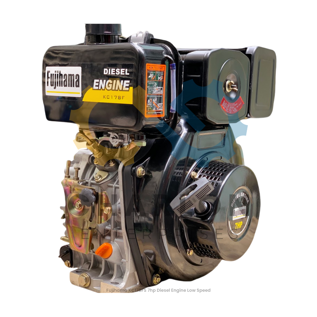 Fujihama KC178FS 7HP Low Speed Diesel Engine