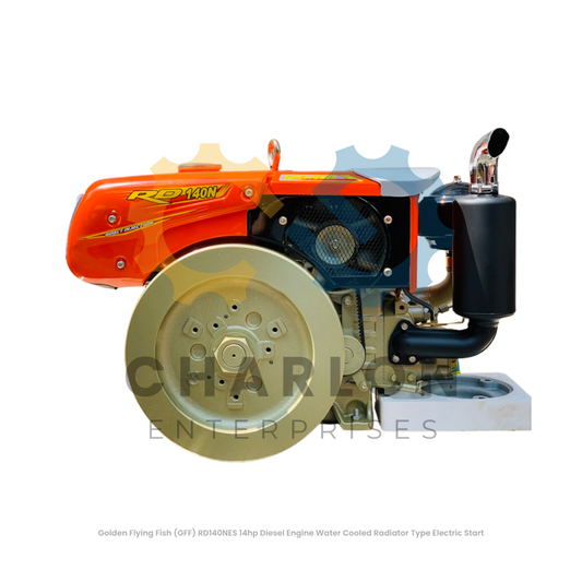 Golden Flying Fish Diesel Engine Water Cooled Radiator Type High Speed - Cranking Only / Cranking and Electric Start