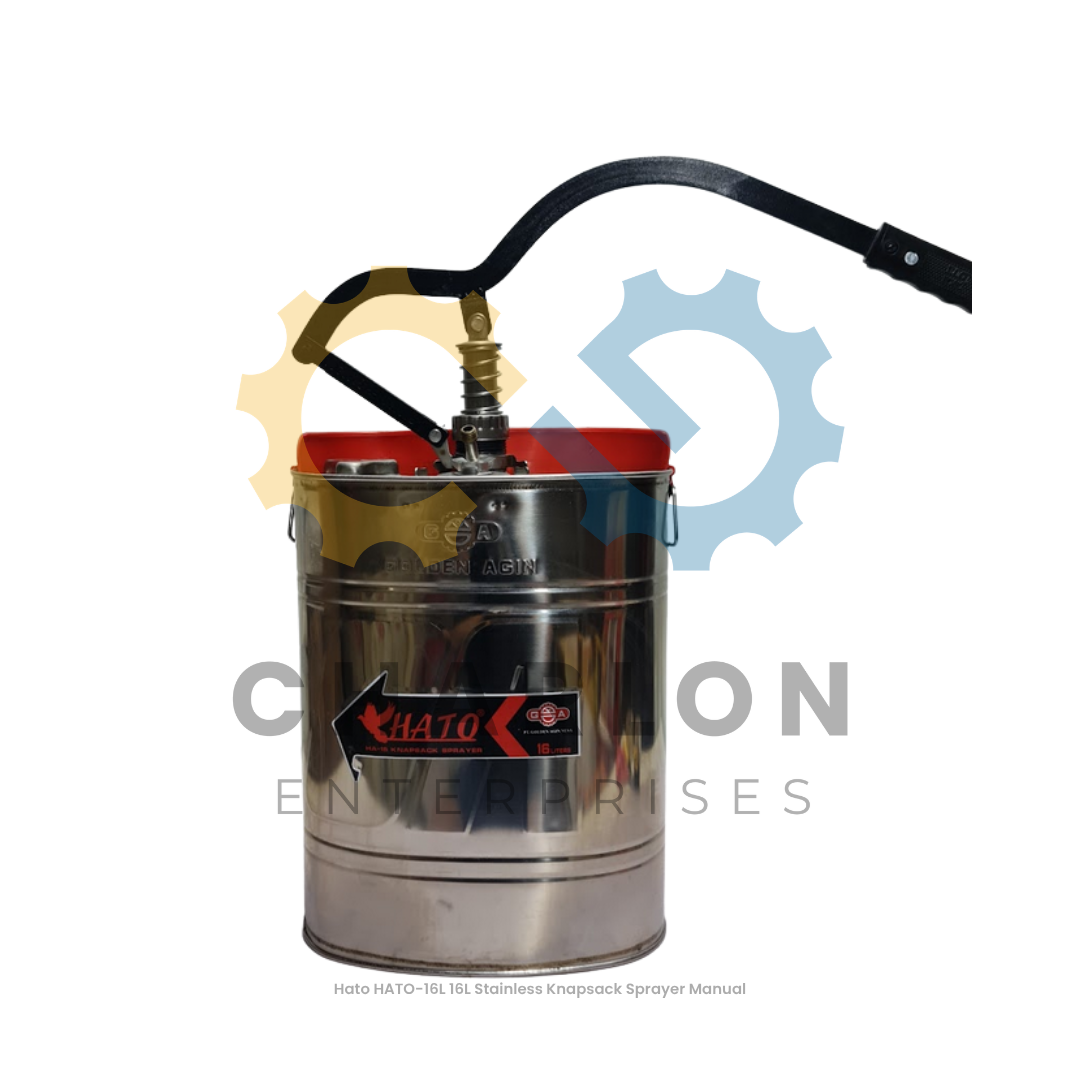 Hato HATO-16L 16L Manual Stainless Knapsack Sprayer