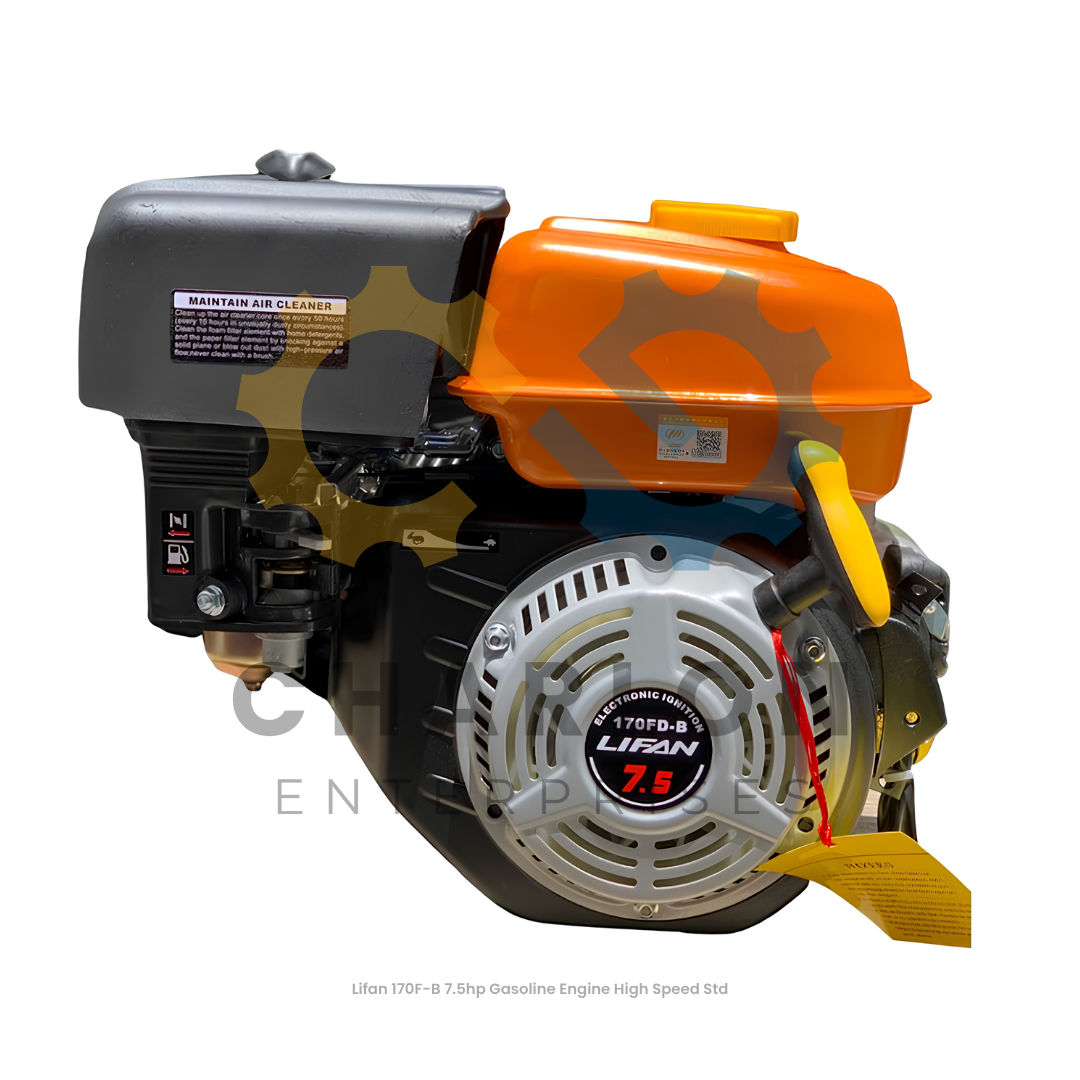 Lifan 7.5HP Gasoline Engine - Standard High Speed / Standard Low Speed / Electric Start High Speed