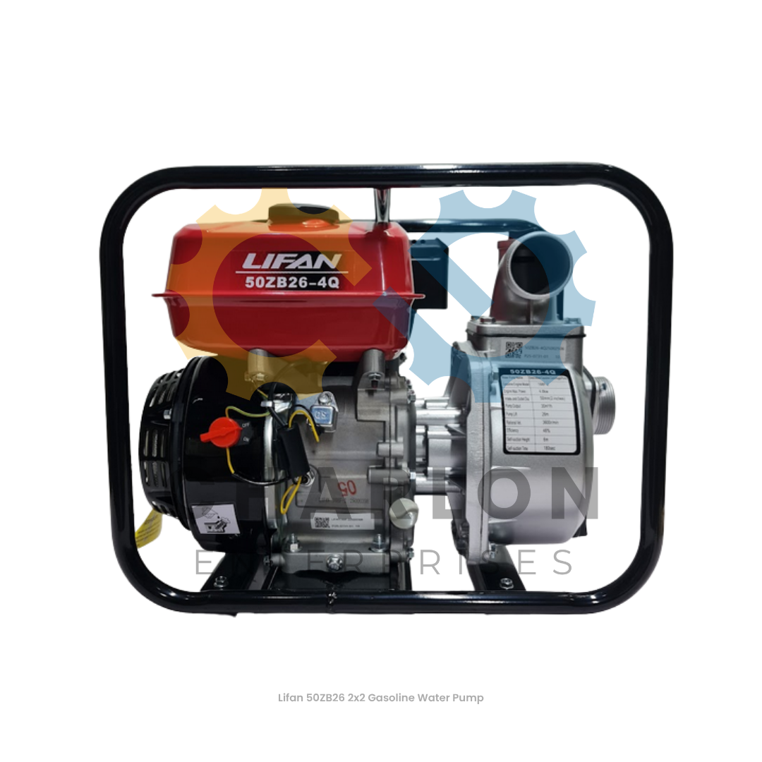 Lifan 4-Stroke Gasoline Water Pump - 1x1 / 2x2 / 3x3