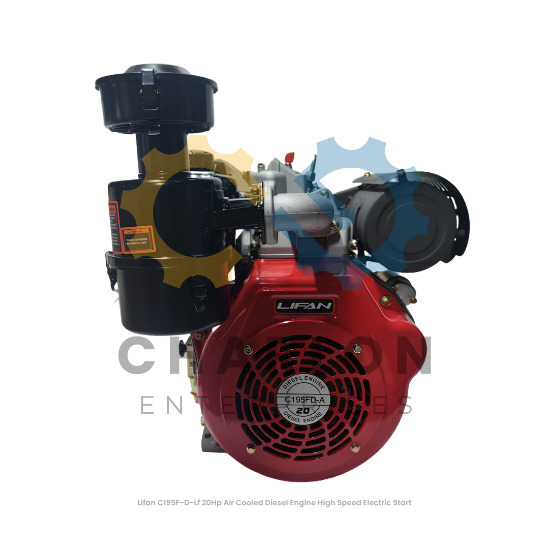Lifan C195F-D 20HP Electric Start High Speed Air-Cooled Diesel Engine