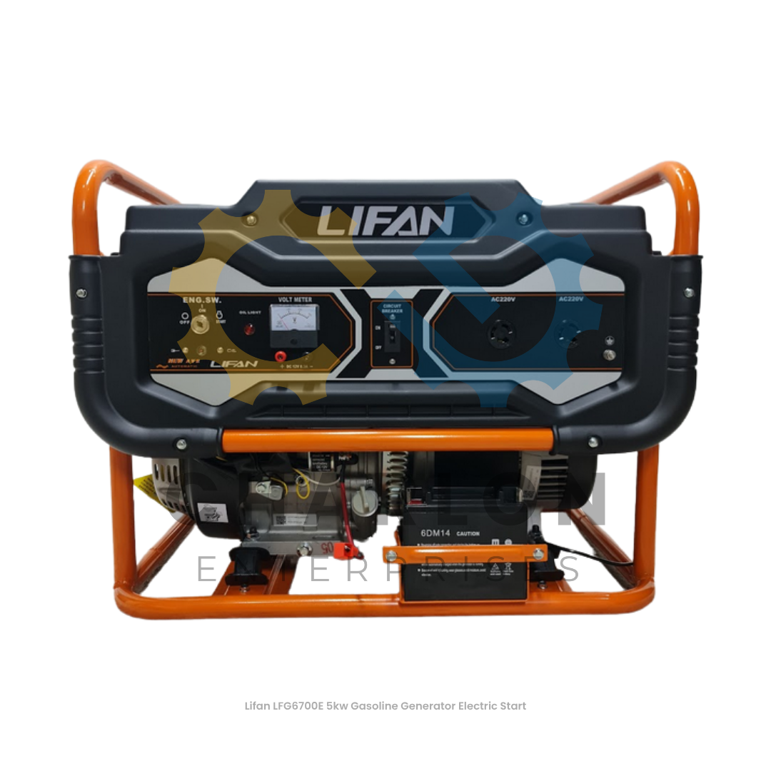 Lifan LFG6700E 5kW Electric Start Gasoline Generator