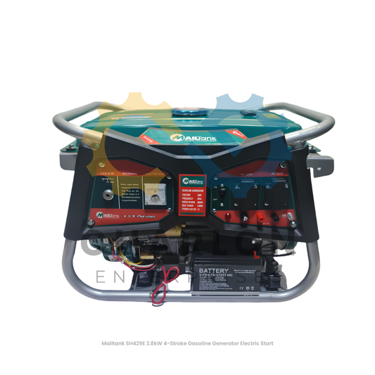 Mailtank 4-Stroke Gasoline Generator Electric Start - 3000W SH429E Electric Start / 1500W SH513