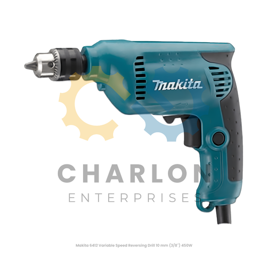 Makita 6412 Variable Speed Reversing Drill 10 mm (3/8'') 450W