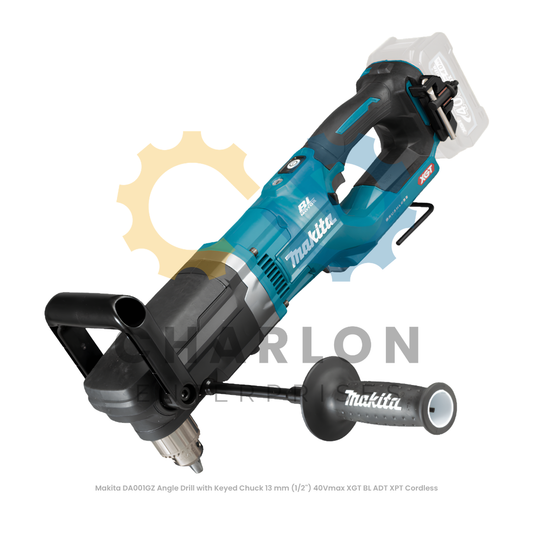 Makita DA001GZ Angle Drill with Keyed Chuck 13 mm (1/2'') 40Vmax XGT BL ADT XPT Cordless