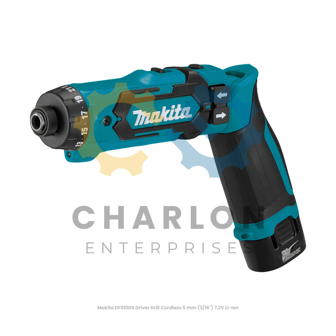 Makita DF010DS Driver Drill Cordless 5 mm (3/16") 7.2V Li-Ion