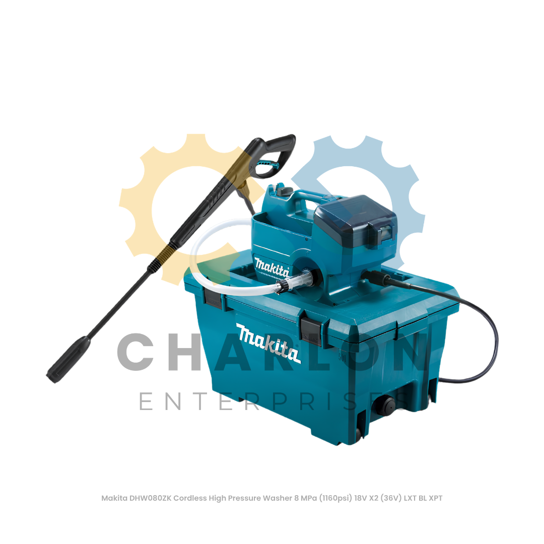 Makita DHW080ZK Cordless High Pressure Washer 8 MPa (1160psi) 18V X2 (36V) LXT BL XPT 