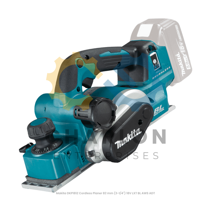 Makita DKP181Z Cordless Planer 82 mm (3-1/4") 18V LXT BL AWS ADT